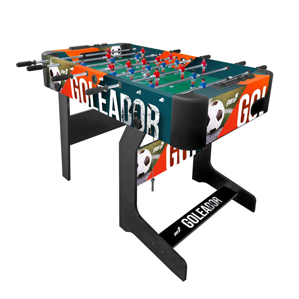 Calciobalilla Pieghevole con Aste Telescopiche 122x61x80 cm in Mdf prezzo