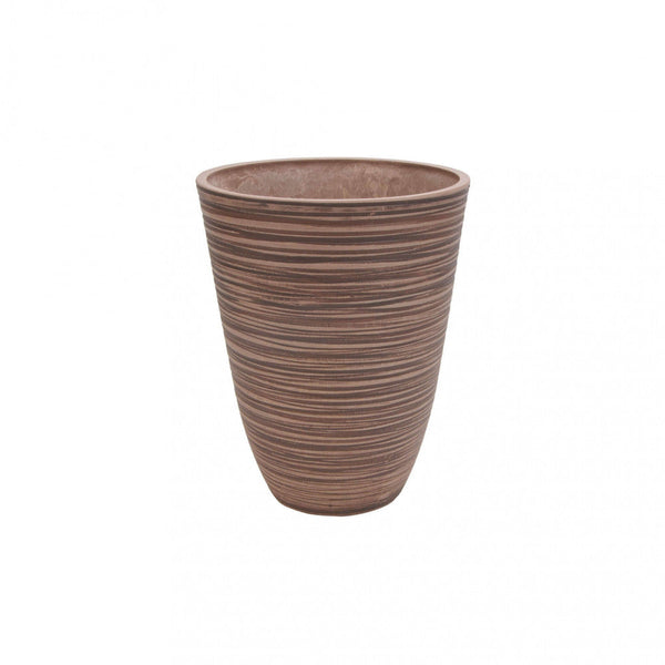 Vaso Medio Anemone Ø29x36 cm in Fibra sintetica Taupe online