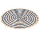 Set 4 Tovagliette Ø38 cm  in Paglia e Carta VdE Tivoli 1996 Spiral