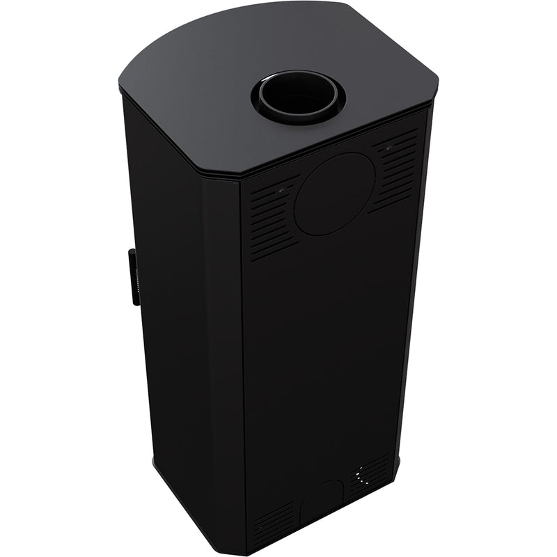 Stufa a Legna 11KW in Acciaio Flig Vancouver Nera