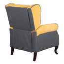 Poltrona Relax Reclinabile in Tessuto Ocra