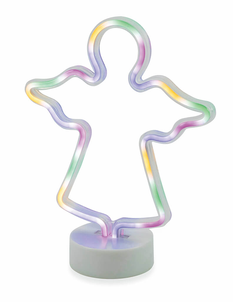 Angelo Luminoso Neon a Led H30 cm Soriani Multicolor
