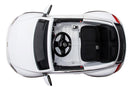 Macchina Elettrica per Bambini 12V con Licenza Volkswagen Maggiolino Bianca