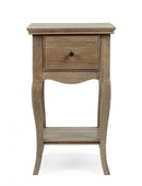 Comodino 1 Cassetto 35x35x59 cm in Legno