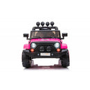 Macchina Elettrica per Bambini Fuoristrada Adventure 12V con Telecomando Fucsia