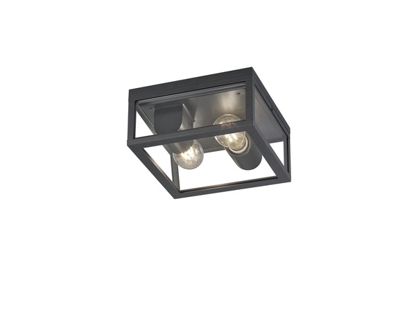 acquista Plafoniera da Esterno  E27 in Pressofusione di alluminio Antracite