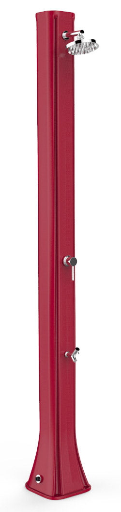 prezzo Doccia Solare da Giardino 40L Miscelatore e Lavapiedi Arkema Big Happy Five Cherry