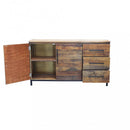 Mobile Boniface 150x40x86 h cm in Legno Marrone