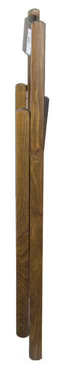 Set 4 Sedie Pieghevole 47,5x42,5x45/79 cm in Legno di Faggio FSC Noce