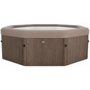 Vasca Idromassaggio Piscina Spa Toscana Plus Smart 6 Adulti 1200 L 182x182x70 cm Effetto Legno Marrone