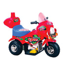 Moto Elettrica per Bambini 6V Kidfun Police Rossa