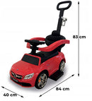 Macchina a Spinta per Bambini con Licenza Mercedes C63 AMG Push Car Rossa