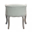 Poltrona Coreen in Tessuto 61x61x71 h cm in Legno Beige