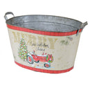 Cesta Ovale in Metallo 46x25,5x30cm Merry