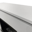 Camino Elettrico da Terra 96x35x96 cm Bellini in Legno Bianco      