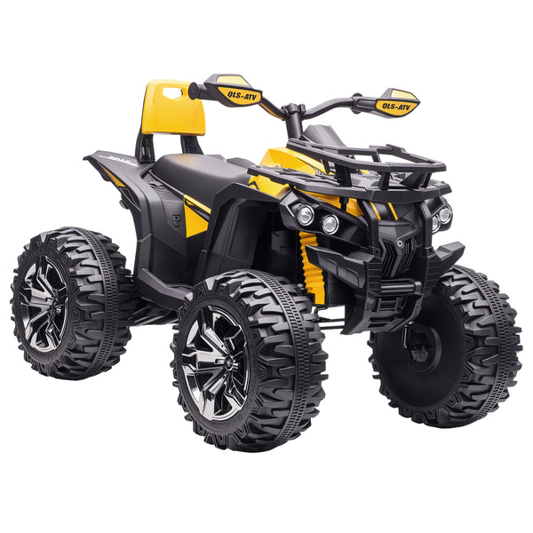 Quad per Bambini Elettrico 12V con Fari e Batteria Ricaricabile, Età 3-5 Anni, 100x65x73cm, Giallo prezzo