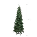 Albero di Natale Artificiale H180 cm Abete Douglas Slim 465 Tips Verde
