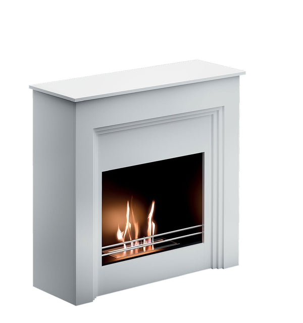 sconto Camino a Bioetanolo da Pavimento 95x33x96 cm 2500W 1,5L Conegliano Bianco