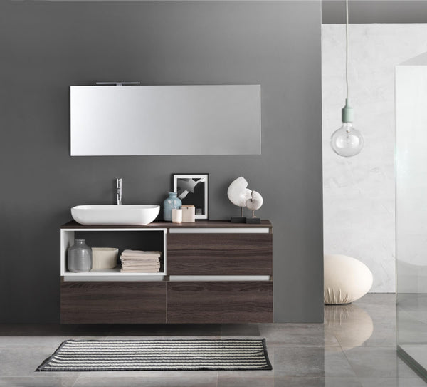 Mobile Bagno Sospeso 140cm TFT Ibiza Tabacco Scuro online