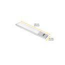 Lampada Led Ricaricabile Sensore Switch 400 mm Emuca Kaus 