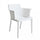 Poltrona Cathy 60x58x76,5 cm  in Polipropilene Bianco