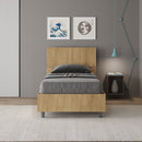 Letto Singolo Demas Testata Inclinata  Quercia Varie Misure