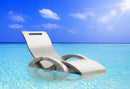 Lettino Chaise Longue Galleggiante da Esterno Giardino Arkema Serendipity Grigio Antracite