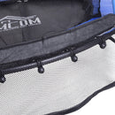 Trampolino Tappeto Elastico per Bambini Ø140x162 cm con Rete di Sicurezza Nero e Blu 
