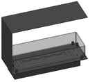Camino a Bioetanolo da Incasso 80x30x60 cm Infire U800 Slim Nero  