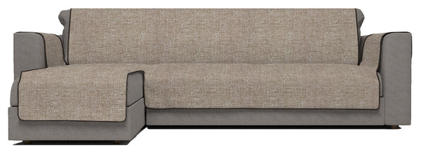 Copridivano in Poliestere con Penisola Sinistra Marrone Varie Misure acquista