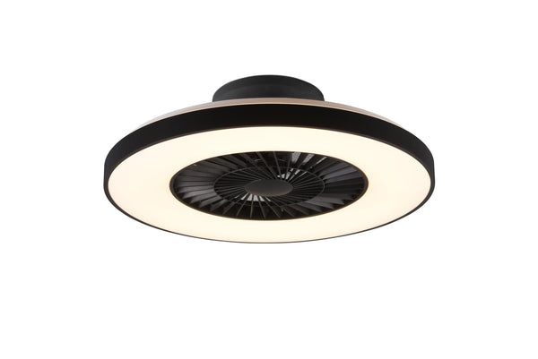 prezzo Plafoniera Ventilatore da Interno a led in PLASTICA Nero Opaco