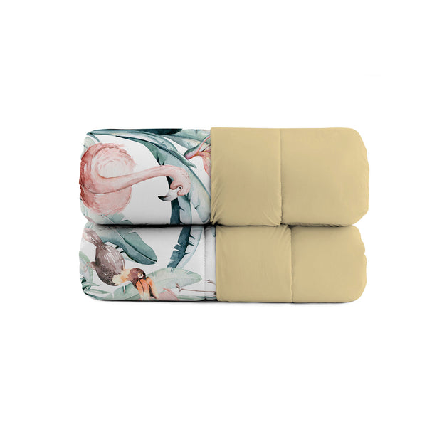 Trapunta Invernale Stampata in Microfibra 200gr Double Face Denny Varie Misure sconto