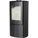 Stufa a Legna 6/11KW in Acciaio Flig Santa Monica Nera