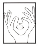 Pannello da Muro Simply Face 50,5x1,3x61 cm in Ferro 