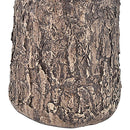 Base Supporto per Albero di Natale a Tronco 33x27x41 cm Universale con 3 Ganci in Resina Marrone      