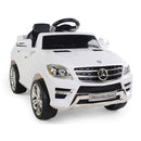 Macchina Elettrica per Bambini 6V con Licenza Mercedes Benz ML350 Bianca
