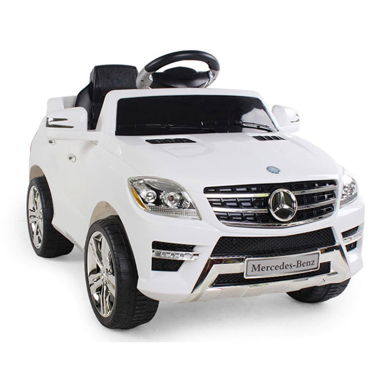 Macchina Elettrica per Bambini 6V con Licenza Mercedes Benz ML350 Bianca