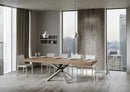 Tavolo Allungabile 160-420x90x77 cm Volantis Premium Quercia Natura Telaio 4C 