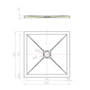 Piatto Doccia in Pietra Fosterberg Silene 2 Bianco Varie Misure