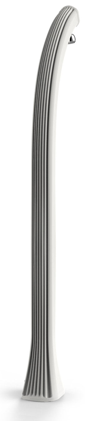 Doccia Solare da Esterno Giardino 23L Miscelatore e Lavapiedi Arkema Happy Bianco