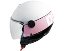 Casco Jet per Scooter Visiera Lunga CGM Deejay 107DJ3 Rosa