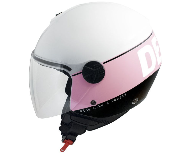 Casco Jet per Scooter Visiera Lunga CGM Deejay 107DJ3 Rosa