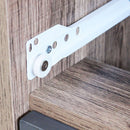 Mobiletto Joris 80x39x90 h cm in Legno Grigio