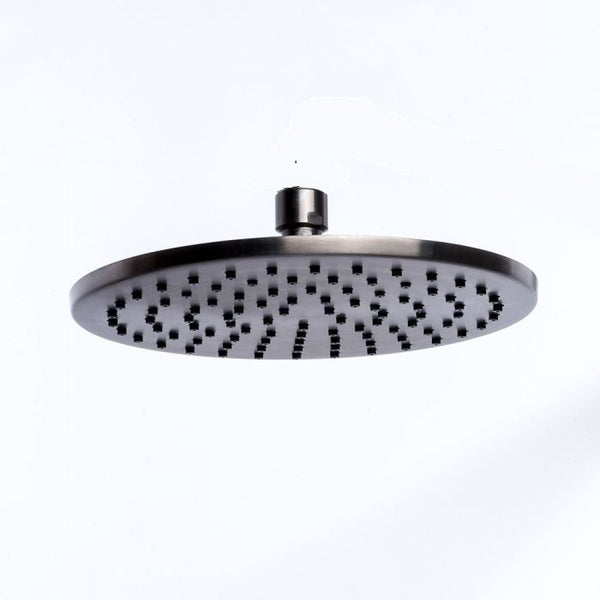 acquista Soffione Doccia Tondo Diametro 20 cm Nero Tevere