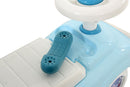 Macchina Cavalcabile per Bambini Volante Direzionabile Vano Contenitore e Telefono Disney Frozen Azzurro