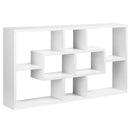 Mensola Soggiorno in Legno 8 Vani 85x14.5x47.5 cm 