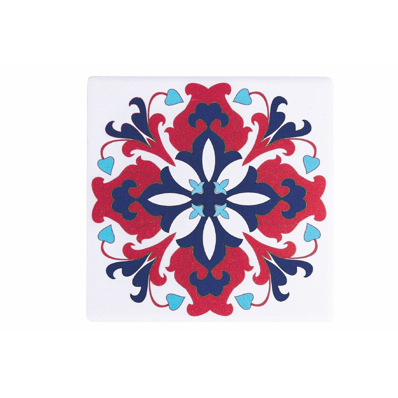 Set 6 Sottobicchieri 10x10x1 cm  in Ceramica VdE Tivoli 1996 Barrio