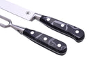 Set Coltello e Forchettone da Intaglio con Manico in Resina