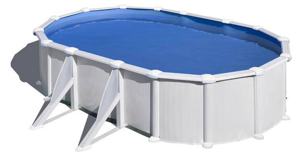 online Piscina Ovale Fuori Terra 610x375xh132 cm in Acciaio e PVC Gre Atlantis