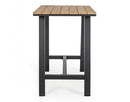 Tavolo da Giardino 131x73x101h cm Bar Skipper Naturale/Antracite